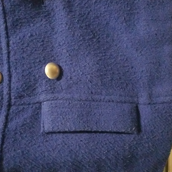Royal Blue Pea Coat - Picture 2 of 8